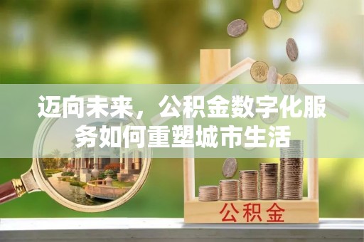 高碑店迈向未来，公积金数字化服务如何重塑城市生活