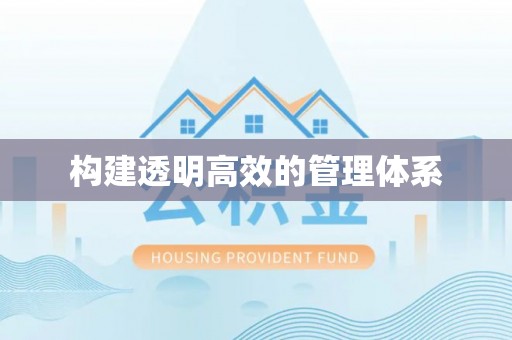 高碑店构建透明高效的管理体系