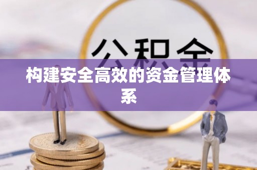 高碑店构建安全高效的资金管理体系