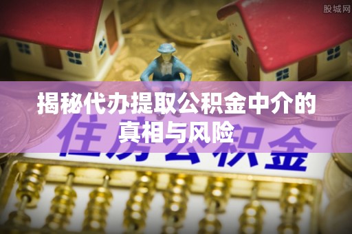 高碑店揭秘代办提取公积金中介的真相与风险