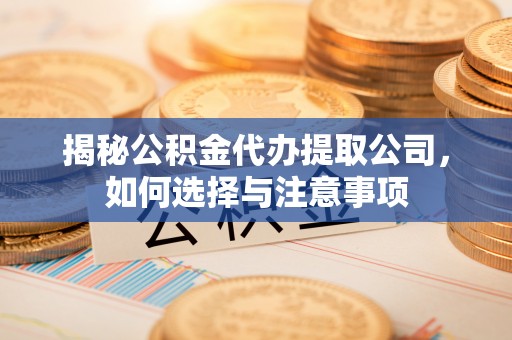 高碑店揭秘公积金代办提取公司，如何选择与注意事项