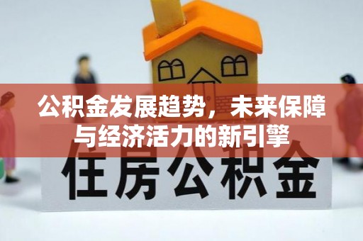 高碑店公积金发展趋势，未来保障与经济活力的新引擎