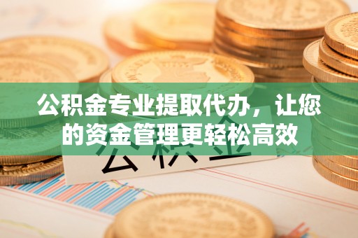 高碑店公积金专业提取代办，让您的资金管理更轻松高效