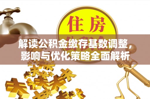 高碑店解读公积金缴存基数调整，影响与优化策略全面解析