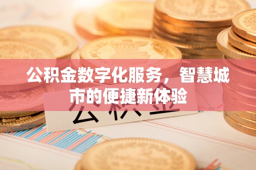 高碑店公积金数字化服务，智慧城市的便捷新体验