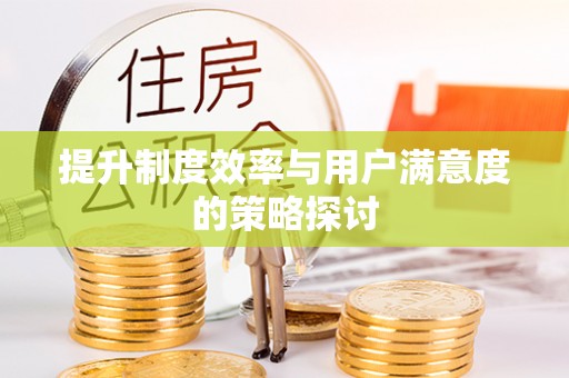高碑店提升制度效率与用户满意度的策略探讨